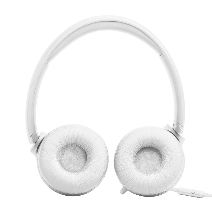JBL Tune 530 | Écouteurs supra-auriculaire - Fil - Pliable - Blanc-Sonxplus St-Georges