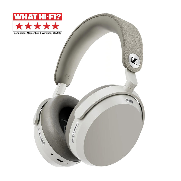 Sennheiser MOMENTUM 5 Wireless | Écouteurs supra-auriculaires - Sans fil - Réduction adaptative du bruit - Blanc | 04 | Sonxplus St-Georges
