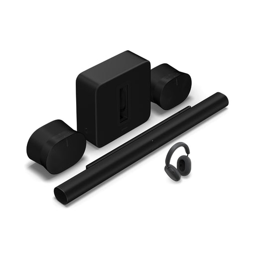 Sonos | Premium Personal Entertainment System with Arc Ultra+2, Era 300, Sub 4, and Ace Ultra - Black - Sonxplus St-Georges