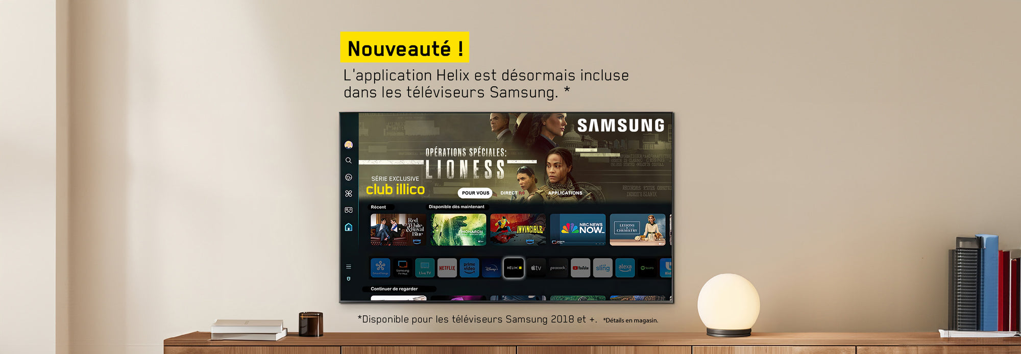 Application Helix avec Samsung | SONXPLUS St-Georges