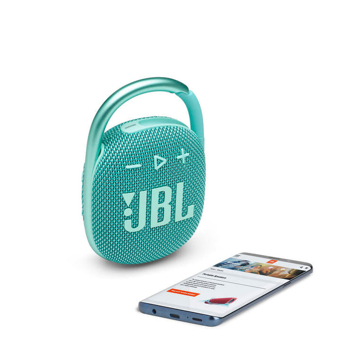 JBL Clip 4 | Haut-parleur Ultra-portable - Bluetooth - Imperméable - Autonomie 10 Heures - Sarcelle-Sonxplus St-Georges