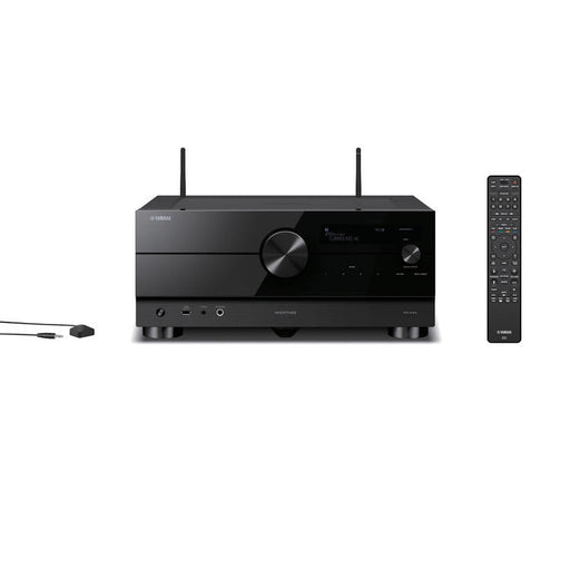 Yamaha RX-A4A | Récepteur AV cinéma maison 7.2 - Série Aventage - HDMI 8K - MusicCast - HDR10+ - 100W à 7.2 canaux - Zone 2 - Noir-Sonxplus St-Georges