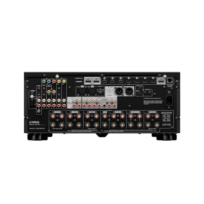 Yamaha RX-A8A | Récepteur AV cinéma maison 11.2 - Série Aventage - HDMI 8K - MusicCast - HDR10+ - 150W X 11 avec Zone 3 - Noir-Sonxplus St-Georges