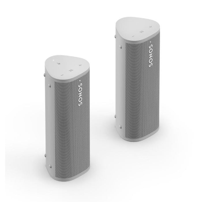 Sonos | Ensemble Aventure - 2 Haut-parleurs Roam portatifs - Bluetooth - Étanche - Blanc-Sonxplus St-Georges