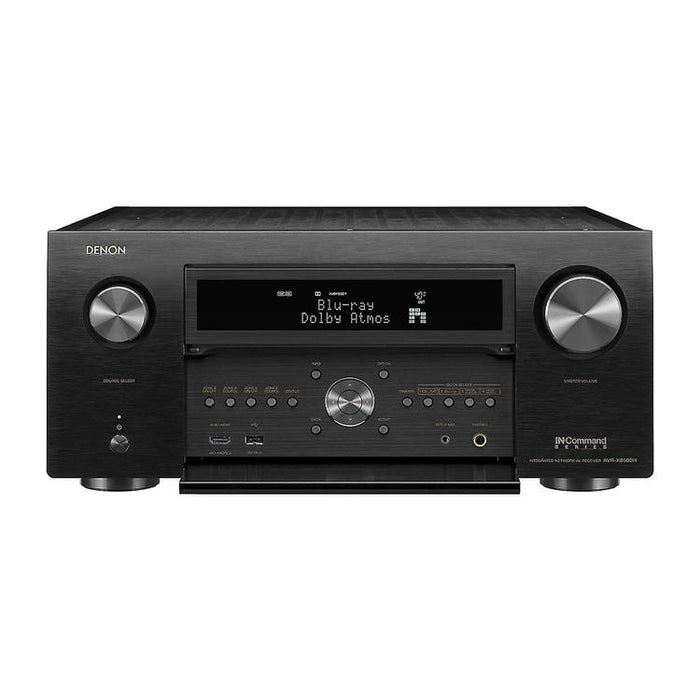 Denon AVRX8500HA | Récepteur AV 13.2 canaux - Réseau - Cinéma maison - Amplificateur de puissance monolithique - Bluetooth - Wi-Fi - 8K - HEOS - Noir-Sonxplus St-Georges