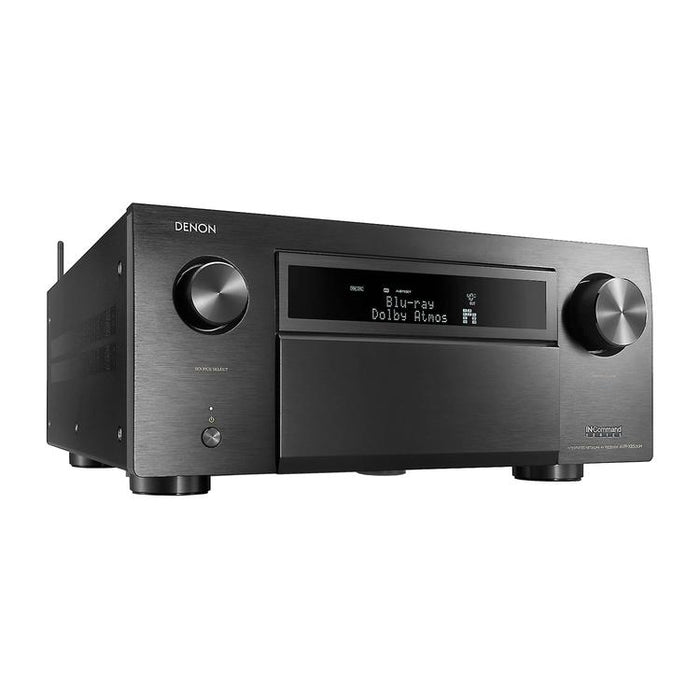 Denon AVRX8500HA | Récepteur AV 13.2 canaux - Réseau - Cinéma maison - Amplificateur de puissance monolithique - Bluetooth - Wi-Fi - 8K - HEOS - Noir-Sonxplus St-Georges