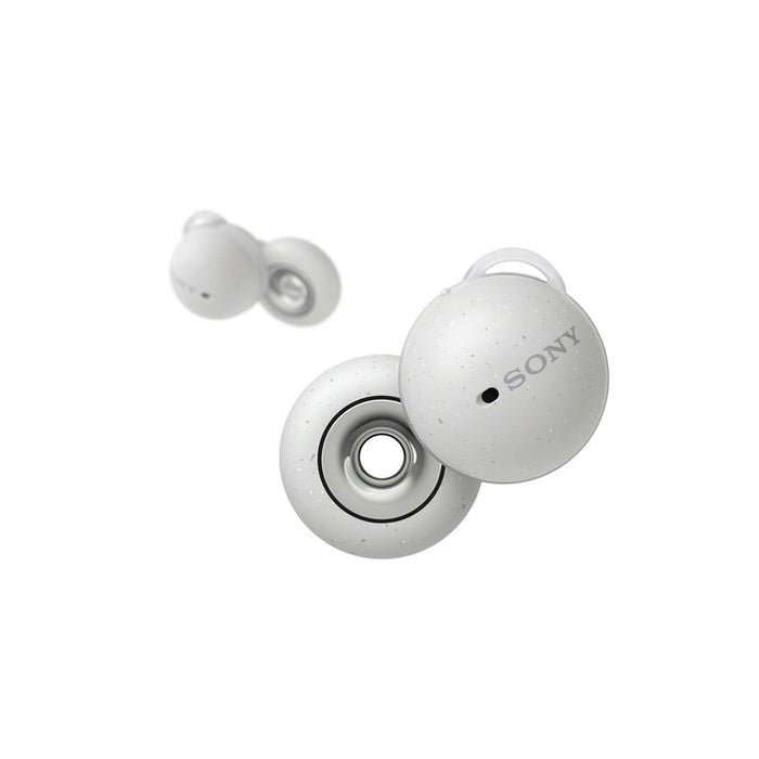 Sony WF-L900 | Écouteurs intra-auriculaires - LinkBuds - 100% Sans fil - Bluetooth - Microphone - Contrôle adaptatif - Jusqu'à 17,5 heures d'autonomie - Blanc-Sonxplus St-Georges