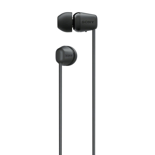 Sony WI-C100 | Écouteurs intra-auriculaires - Sans fil - Bluetooth - Autour du cou - Microphone - IPX4 - Noir-Sonxplus St-Georges