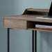 Monarch Specialties I 7360 | Meuble d'ordinateur - 48" - Avec tiroirs - Métal noir - Taupe foncé-Sonxplus St-Georges