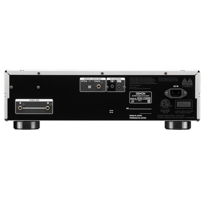 Denon DCD-1700NE | Lecteur CD/SACD - Avec Advanced AL32 Processing Plus - Mécanisme SVH - Argent-Sonxplus St-Georges