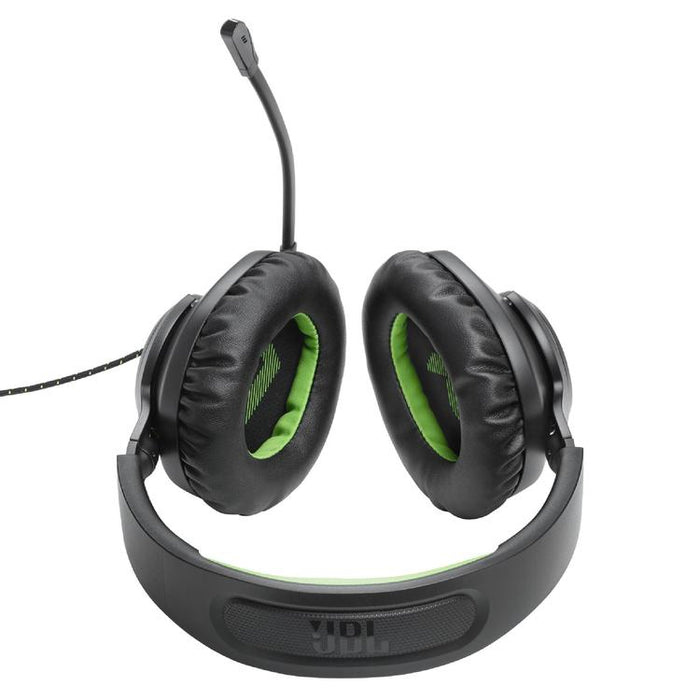 JBL Quantum 100X | Casque de jeu filaire circum-auriculaire - Pour Console X-box - Noir/Vert-Sonxplus St-Georges