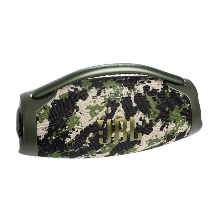 JBL Boombox 3 | Haut-parleur portable - Bluetooth - IP67 - 3 Voies - Camouflage-Sonxplus St-Georges