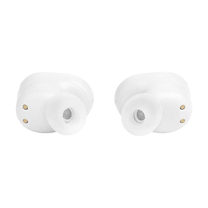 JBL Tune Buds | Écouteurs intra-auriculaires - 100% Sans fil - Bluetooth - Réduction de bruit - 4 microphones - Blanc-Sonxplus St-Georges