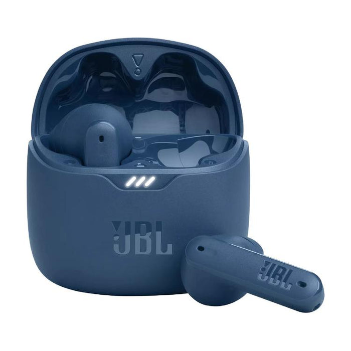 JBL Tune Flex | Écouteurs intra-auriculaires - 100% Sans fil - Bluetooth - Réduction de bruit - Conception Stick-open - IPX4 - Bleu-Sonxplus St-Georges