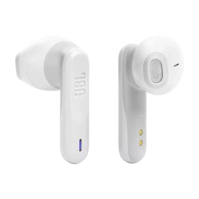 JBL Vibe Flex | Écouteurs intra-auriculaires - Sans fil - Bluetooth - Conception Stick-open - Technologie Smart Ambient - Blanc-Sonxplus St-Georges