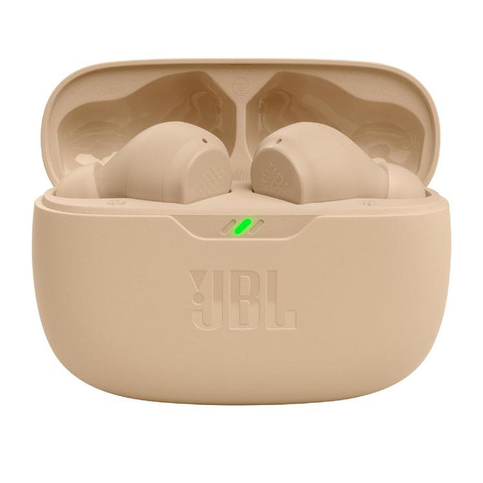 JBL Vibe Beam | Écouteurs intra-auriculaires - Sans fil - Bluetooth - Technologie Smart Ambient - Beige-Sonxplus St-Georges