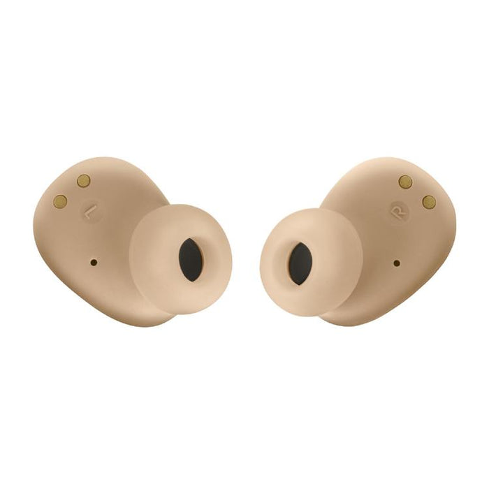 JBL Vibe Buds | Écouteurs intra-auriculaires - Sans fil - Bluetooth - Technologie Smart Ambient - Beige-Sonxplus St-Georges