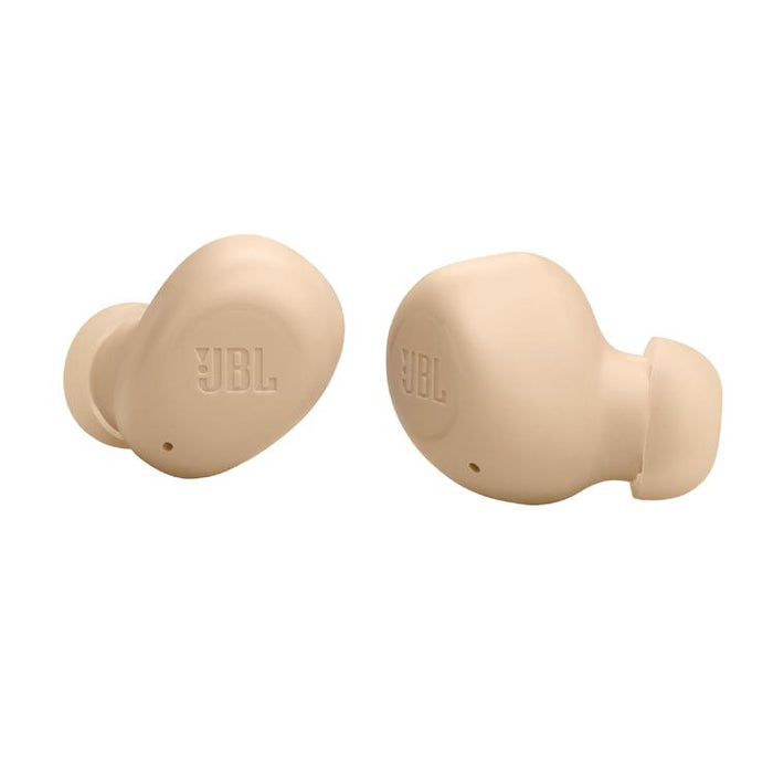 JBL Vibe Buds | Écouteurs intra-auriculaires - Sans fil - Bluetooth - Technologie Smart Ambient - Beige-Sonxplus St-Georges