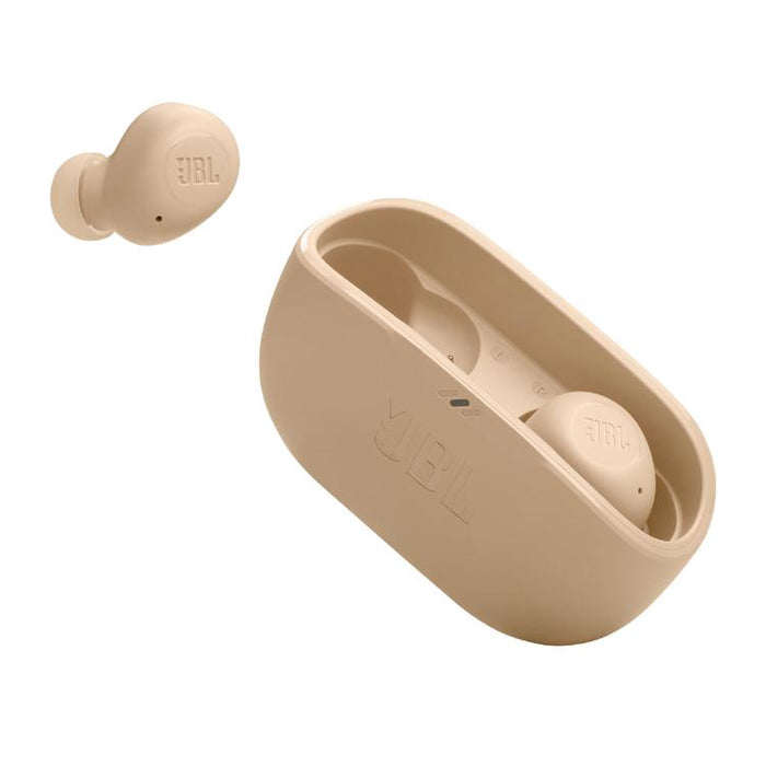 JBL Vibe Buds | Écouteurs intra-auriculaires - Sans fil - Bluetooth - Technologie Smart Ambient - Beige-Sonxplus St-Georges