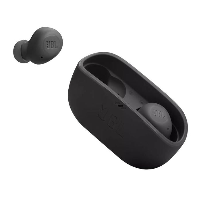 JBL Vibe Buds | Écouteurs intra-auriculaires - Sans fil - Bluetooth - Technologie Smart Ambient - Noir-Sonxplus St-Georges