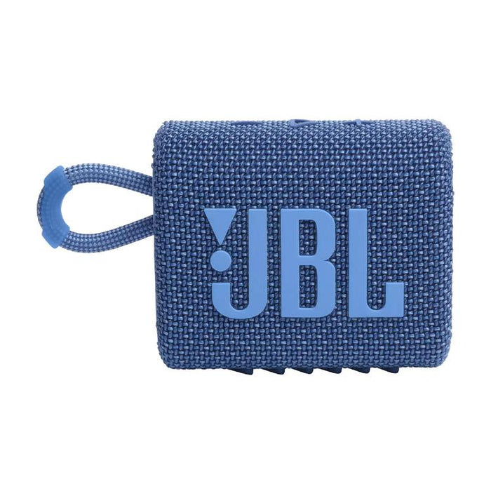 JBL Go 3 Eco | Mini Haut-parleur - Ultra-portable - Bluetooth - IP67 - Bleu-Sonxplus St-Georges