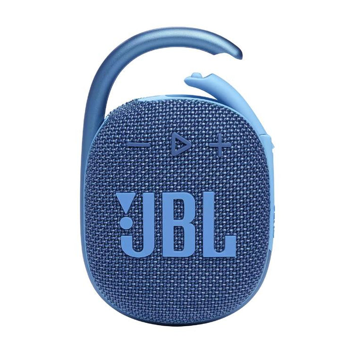 JBL Clip 4 Eco | Haut-parleur - Ultra-portable - Étanche - Bluetooth - Mousqueton intégré - Bleu-Sonxplus St-Georges