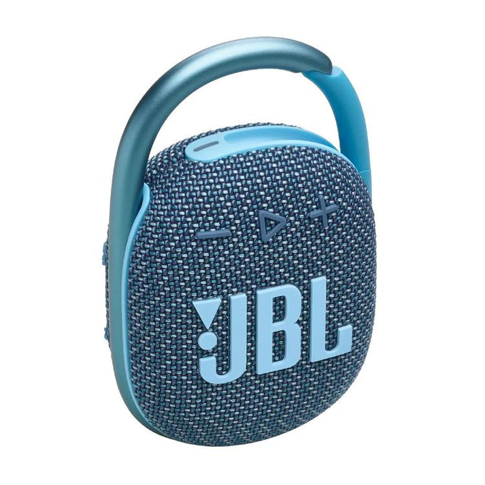 JBL Clip 4 Eco | Haut-parleur - Ultra-portable - Étanche - Bluetooth - Mousqueton intégré - Bleu-Sonxplus St-Georges