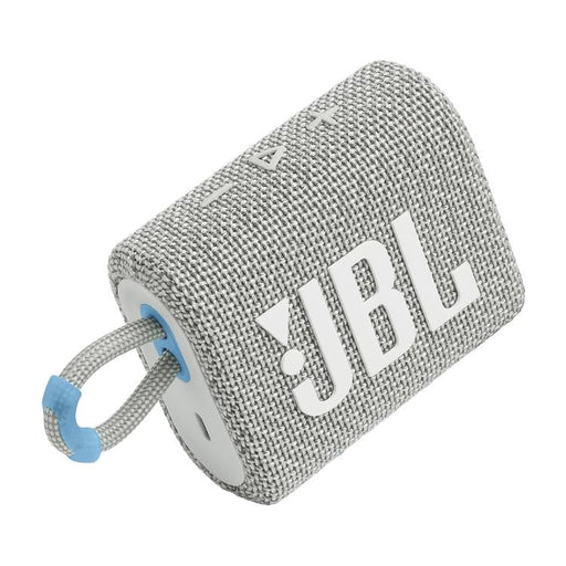 JBL Go 3 Eco | Mini Haut-parleur - Ultra-portable - Bluetooth - IP67 - Blanc-Sonxplus St-Georges