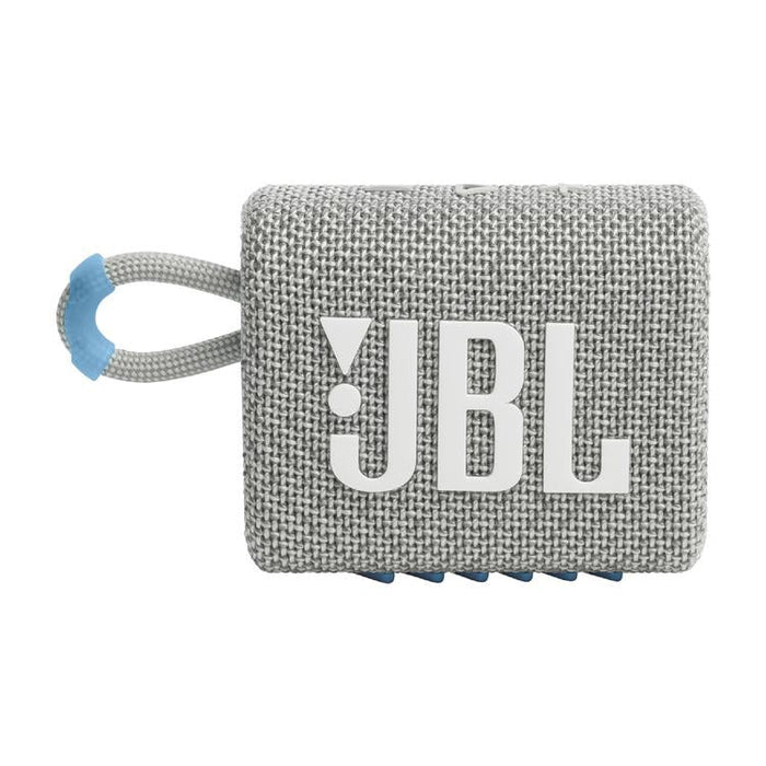 JBL Go 3 Eco | Mini Haut-parleur - Ultra-portable - Bluetooth - IP67 - Blanc-Sonxplus St-Georges