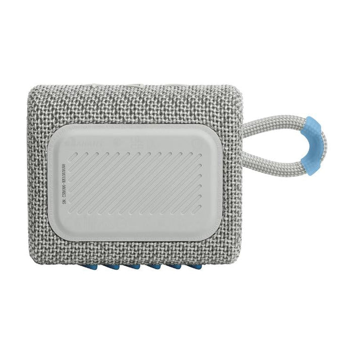 JBL Go 3 Eco | Mini Haut-parleur - Ultra-portable - Bluetooth - IP67 - Blanc-Sonxplus St-Georges