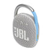 JBL Clip 4 Eco | Haut-parleur - Ultra-portable - Étanche - Bluetooth - Mousqueton intégré - Blanc-Sonxplus St-Georges