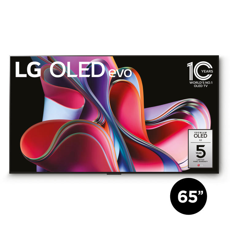 LG OLED65G3PUA | Téléviseur intelligent 65" 4K OLED Evo - Edition Gallery - Série G3 - Cinéma HDR - Processeur IA a9 Gén.6 4K - Noir-Sonxplus St-Georges