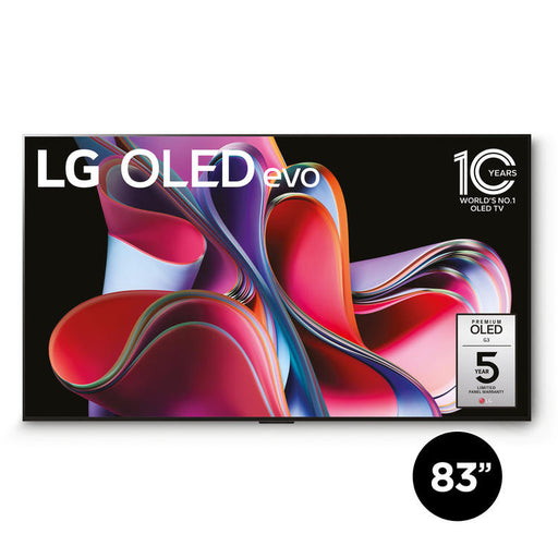 LG OLED83G3PUA | Téléviseur intelligent 83" 4K OLED Evo - Edition Gallery - Série G3 - Cinéma HDR - Processeur IA a9 Gén.6 4K - Noir-Sonxplus St-Georges