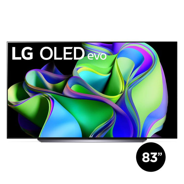 LG OLED83C3PUA | Téléviseur intelligent 83" OLED evo 4K - Série C3 - HDR - Processeur IA a9 Gen6 4K - Noir-Sonxplus St-Georges
