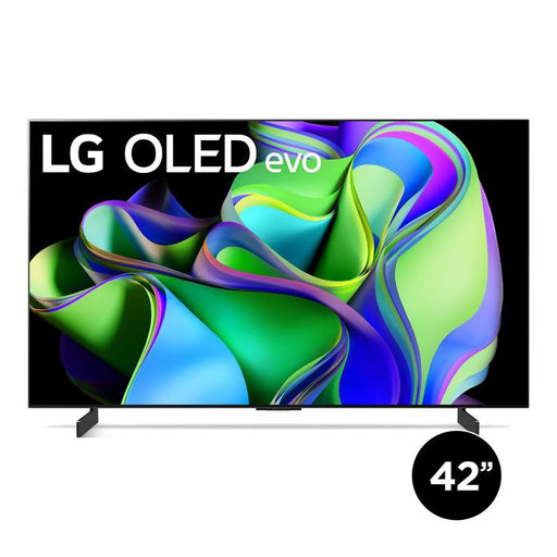 LG OLED42C3PUA | Téléviseur intelligent 42" OLED evo 4K - Série C3 - HDR - Processeur IA a9 Gen6 4K - Noir-Sonxplus St-Georges