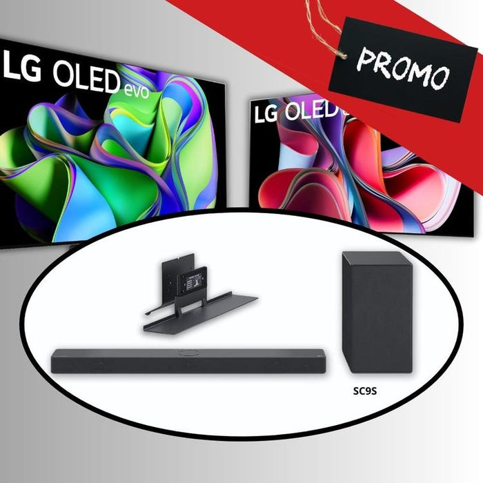 LG OLED65C3PUA | Téléviseur intelligent 65" OLED evo 4K - Série C3 - HDR - Processeur IA a9 Gen6 4K - Noir-Sonxplus St-Georges