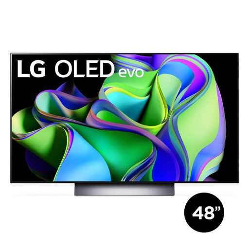 LG OLED48C3PUA | Téléviseur intelligent 48" OLED evo 4K - Série C3 - HDR - Processeur IA a9 Gen6 4K - Noir-Sonxplus St-Georges