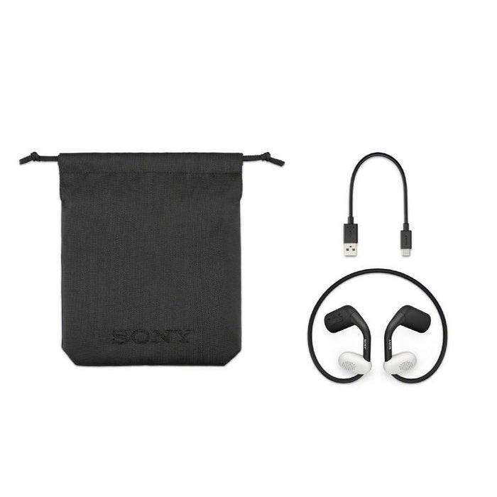 Sony Float Run WIOE610 | Ecouteurs avec micro - Supra-auriculaires - Bluetooth - Sans fil - Noir-Sonxplus St-Georges