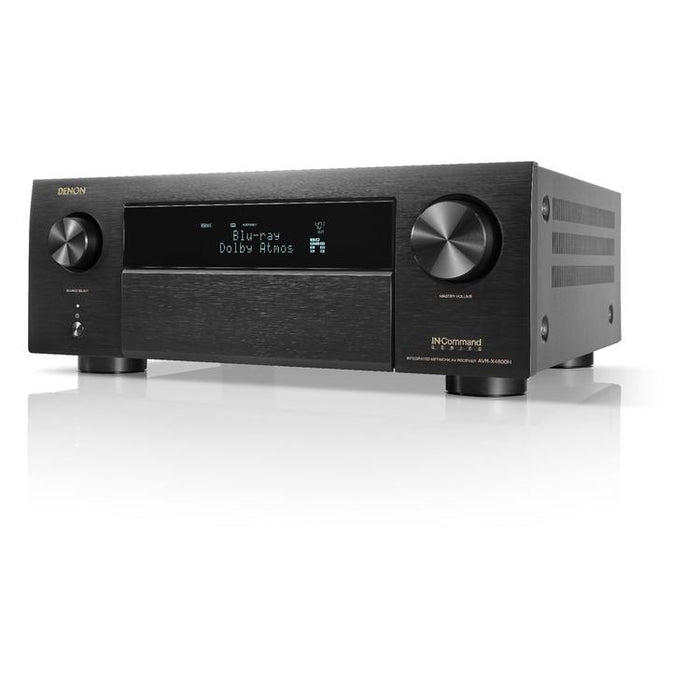 Denon AVRX4800H & HOME250 | Récepteur AV 9.4 canaux et haut-parleur sans-fil - 8K - Auro 3D - Cinéma maison - HEOS - Noir-Sonxplus St-Georges