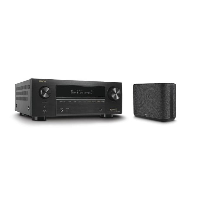 Denon AVRX3800H & HOME250 | Récepteur AV 9 canaux et haut-parleur sans-fil - Cinéma maison - Auro 3D - 8K - HEOS - Noir-Sonxplus St-Georges