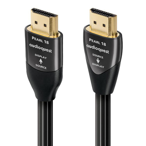 Audioquest Pearl | Câble HDMI actif - Transfert jusqu'à 8K Ultra HD - HDR - eARC - 18 Gbps - 10 Mètres-Sonxplus St-Georges