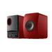 KEF LS50 WIRELESS II | Haut-parleurs HiFi Sans fil - Absorption des métamatériaux - Rouge Crimson - Paire-Sonxplus St-Georges