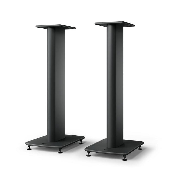 KEF S2 | Supports Haut-parleurs de plancher - Noir Carbone - Paire-Sonxplus St-Georges