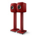 KEF S2 | Supports Haut-parleurs de plancher - Rouge Crimson - Paire-Sonxplus St-Georges