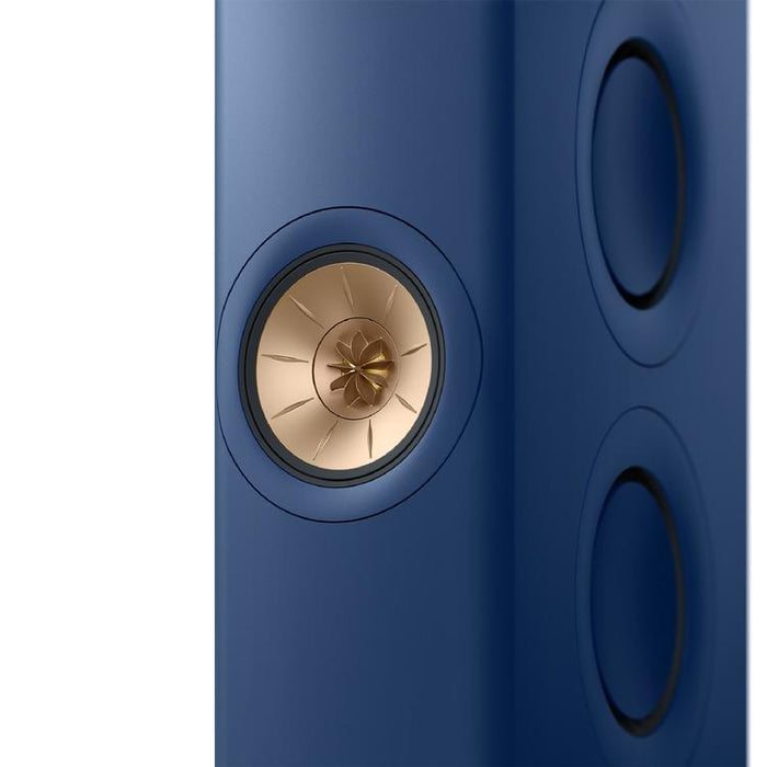 KEF LS60 WIRELESS | Haut-parleurs sur pieds HiFi sans fil - Tout-en-1 - Bleu Royale - Paire-Sonxplus St-Georges