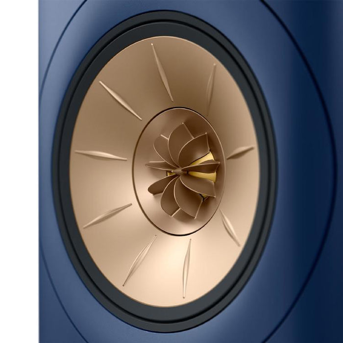 KEF LS60 WIRELESS | Haut-parleurs sur pieds HiFi sans fil - Tout-en-1 - Bleu Royale - Paire-Sonxplus St-Georges