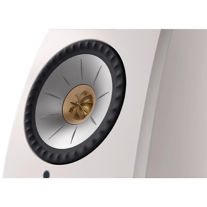 KEF LSX II | Haut-parleurs HiFi Sans fil - Compacte et versatile - Blanc Minérale - Paire-Sonxplus St-Georges