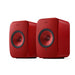 KEF LSX II | Haut-parleurs HiFi Sans fil - Compacte et versatile - Rouge Lave - Paire-Sonxplus St-Georges