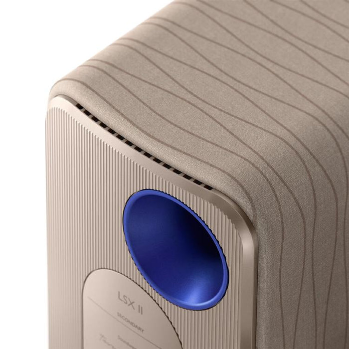 KEF LSX II | Haut-parleurs HiFi Sans fil - Compacte et versatile - SoundWave Edition - Paire-Sonxplus St-Georges