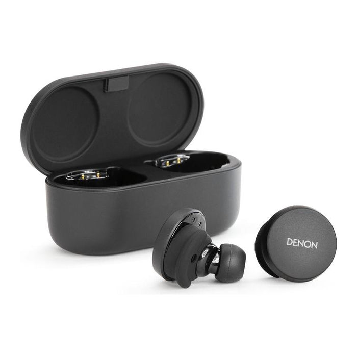 Denon PERL | Écouteurs sans fil - Bluetooth - Technologie Masimo Adaptive Acoustic - Noir-Sonxplus St-Georges